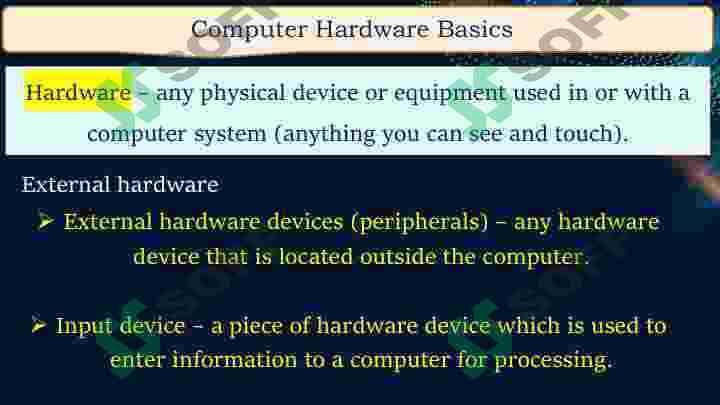 Computer hardware and computer software 2
