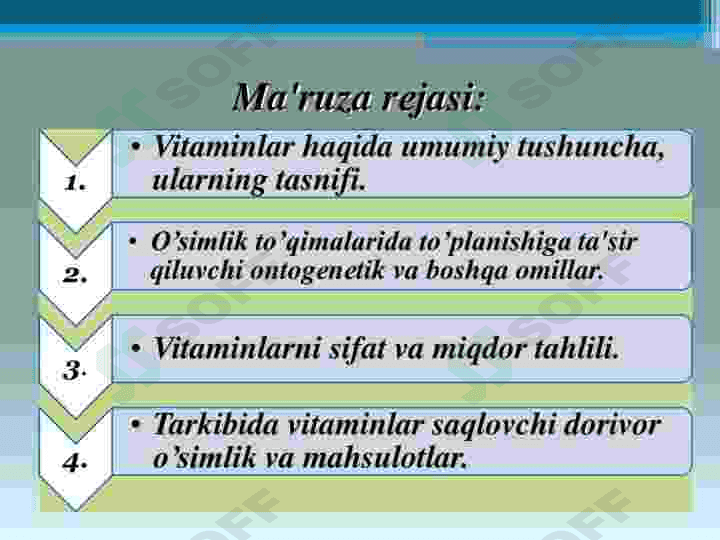 Tarkibida vitaminlar boʻlgan dorivor oʻsimliklar 2