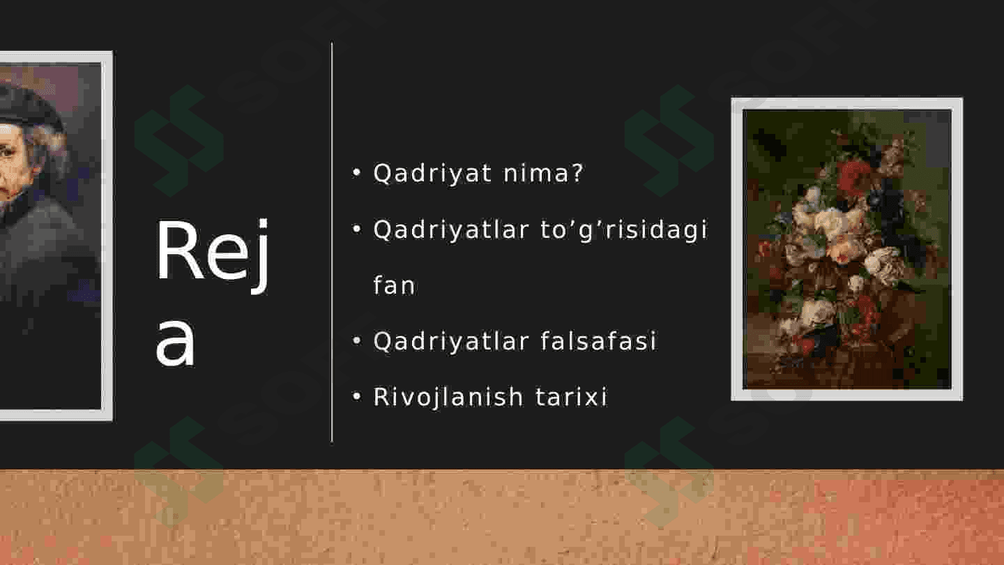 Qadriyat nazariyasining shakllanish tarixi 2
