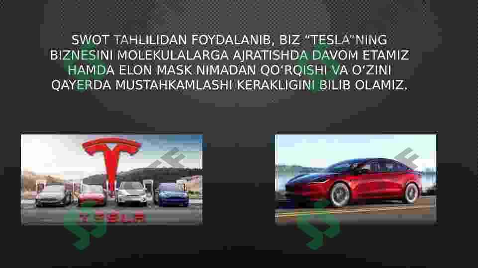 Elon Mask biznesining SWOT tahlili 2