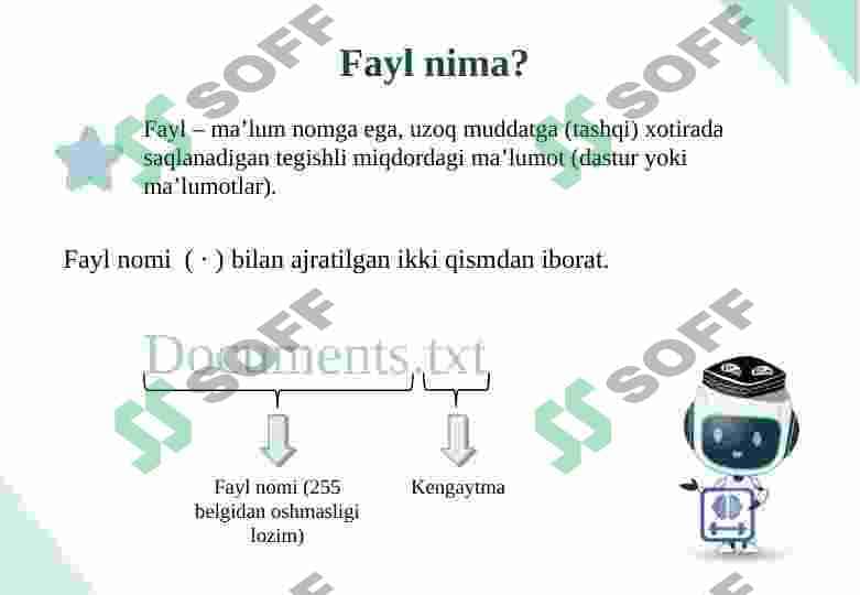 fayl va papka tushunchalari 2