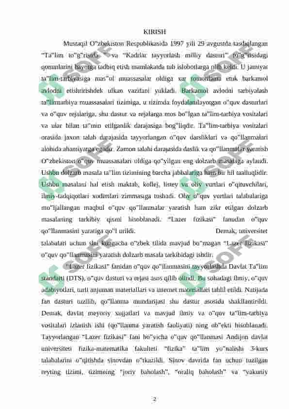 lazerlar ishlash prinsipi 2