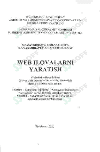 Web ilovalar yaratish 2