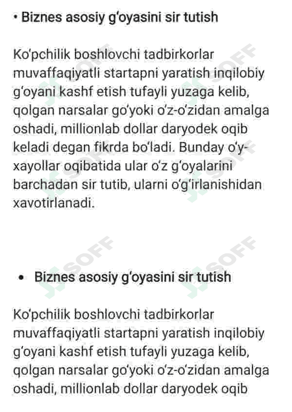 Yosh biznesmenlar uchun 2