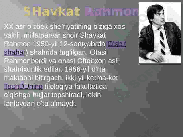 shavkat rahmon hoyoti va ijodi 2