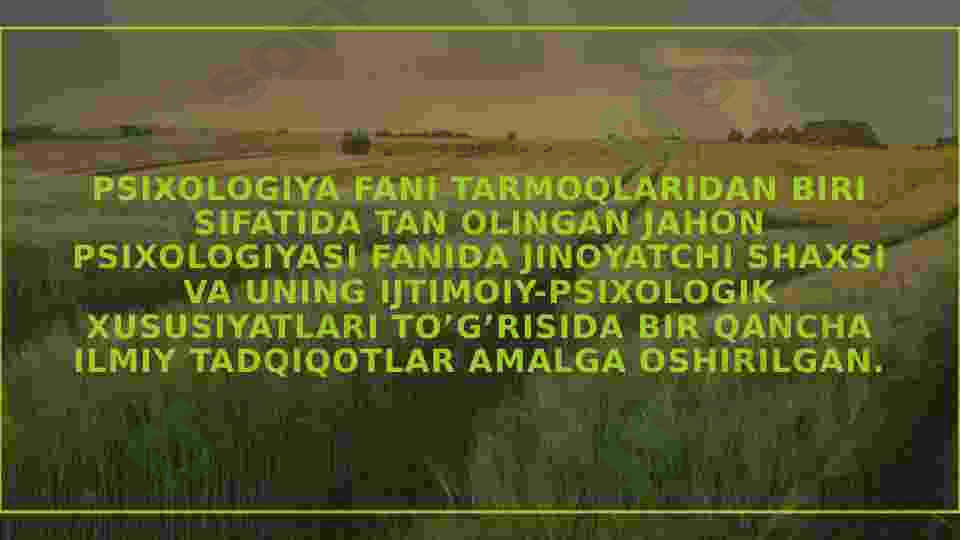 Shaxsda jinoiy xulq motivlarining namoyon bo'lishiga ijtimoiy psixologik omillarning ta'siri 2