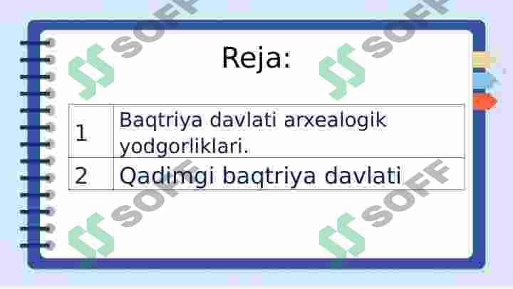 Baqtriya davlati arxealogik yodgorliklari.Qadimgi baqtriya davlati 2