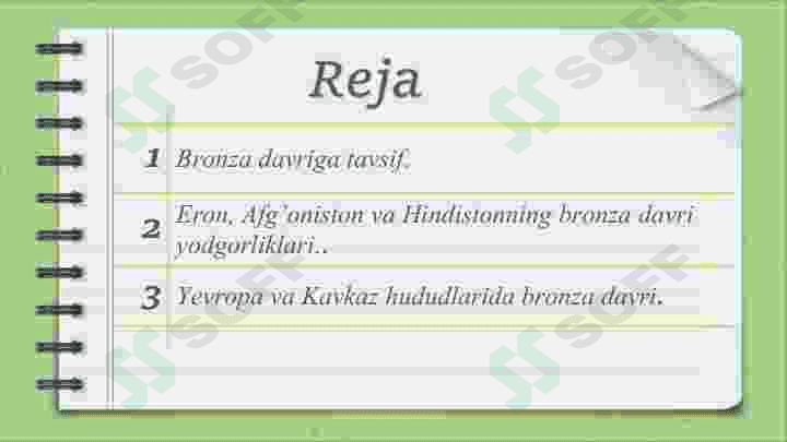 Bronza davri arxeologiyasi 2