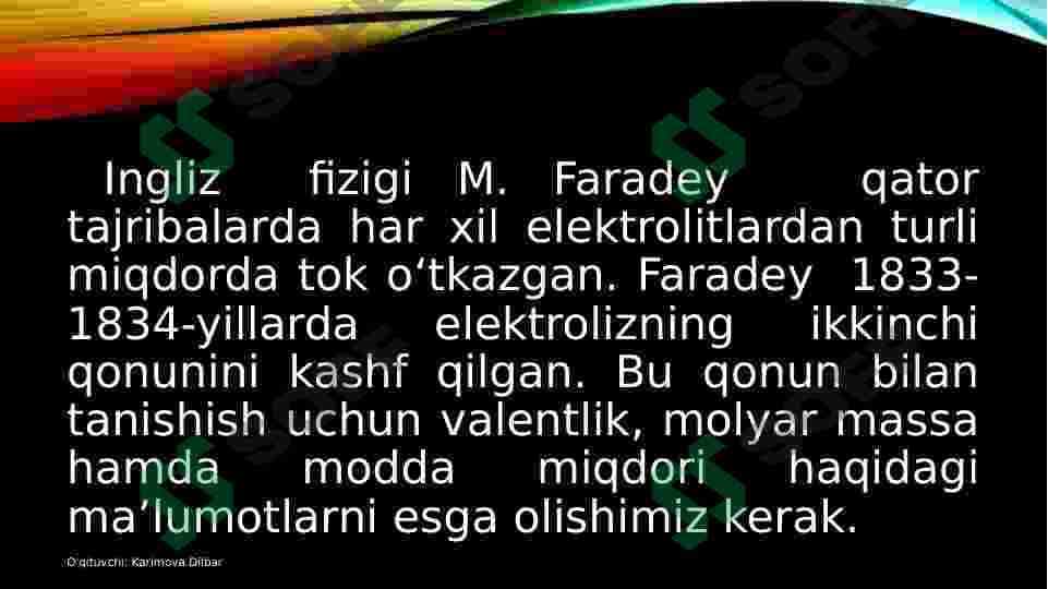 Faradeyning  ikkinchi  qonuni 2