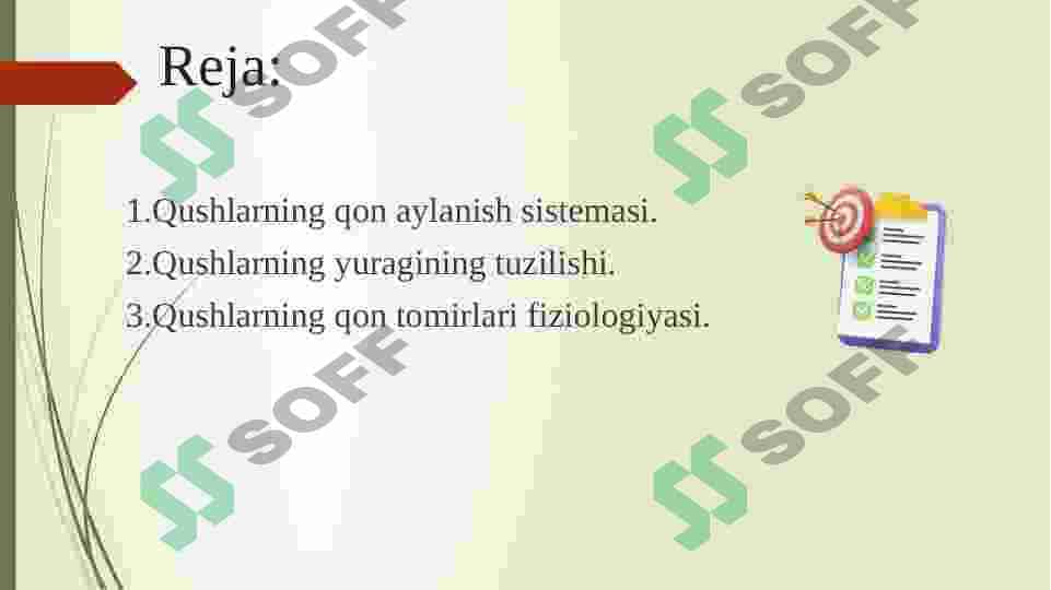 Qushlarning yurak qon tomirlari fiziologiyasi 2