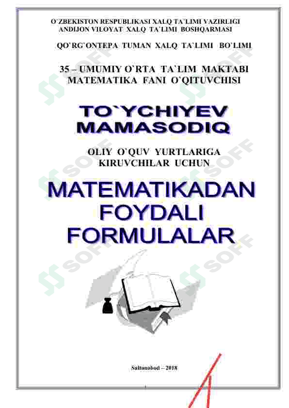 Formulalar kitobii 2