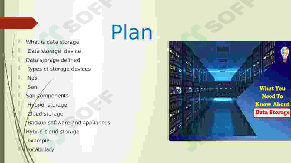 Data storage and backup 2