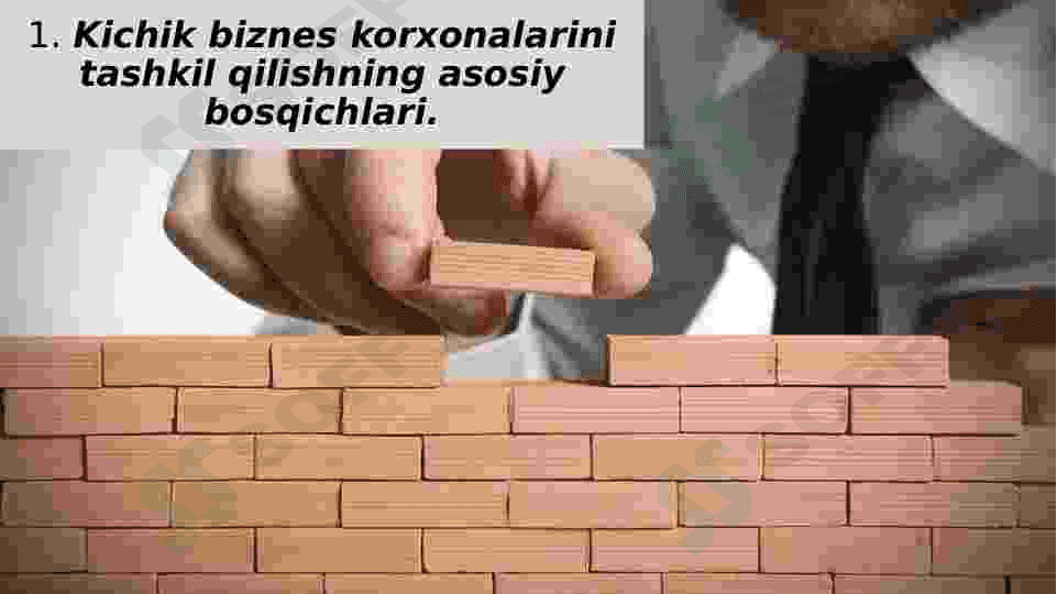 Kichik biznes va tadbirkorlik faoliyati yo‘nalishlari 2