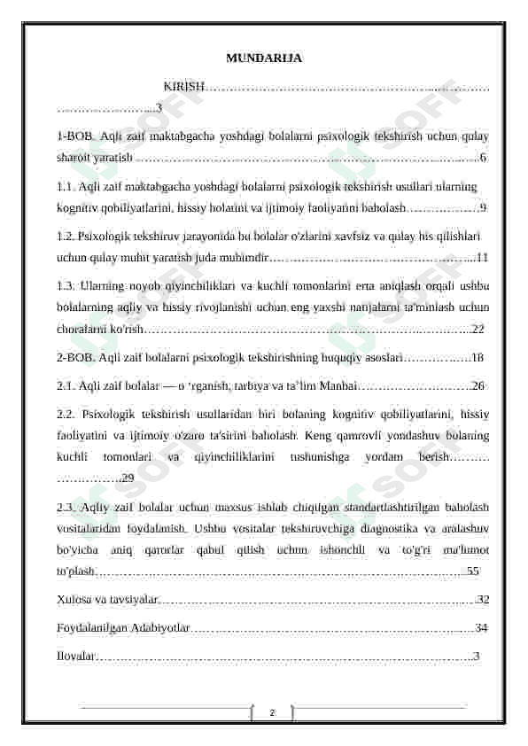 KICHIK MAKTAB YOSHIDAGI AQLI ZAIF BOLALARNI PSIXOLOGIK TEKSHIRISH METODLARI 2