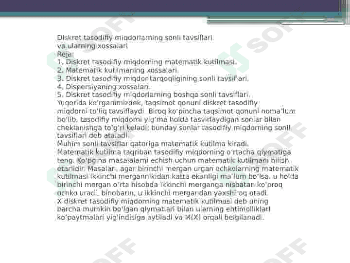 Elementlar fazosi. Hodisa ehtimoli tushunchasi va uning klassik, geometrik va statistik tariflari mavzusida taqdimot. 2