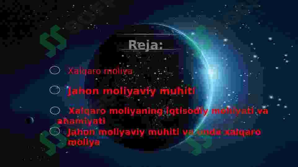 Xalqaro moliya 2