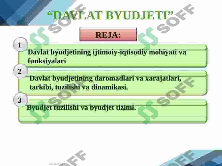 DAVLAT BYUDJETI 2