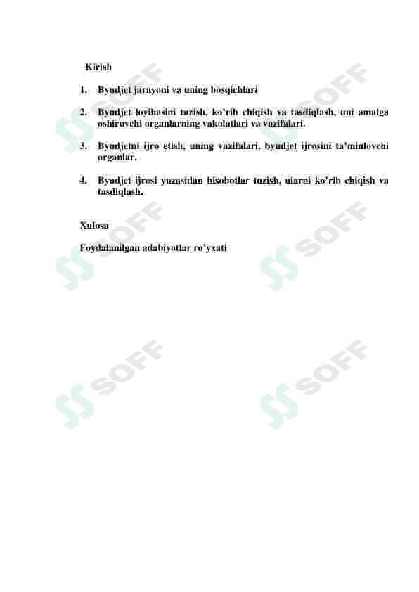 O'zbekiston Respublikasida byudjet jarayonini boshqarish islohotlari 2