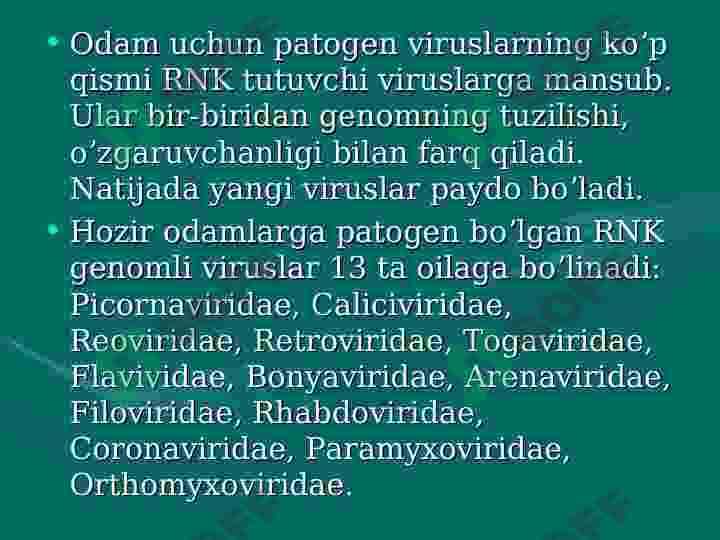 RNK SАQLOVCHI VIRUSLАR 2