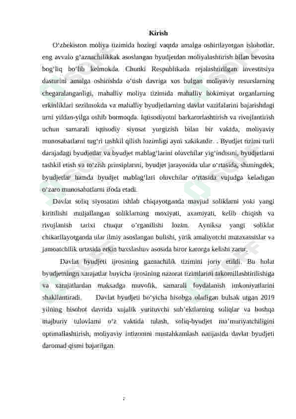 Davlat budjeti taqchilligi, yuzaga kelish sabablari va bartaraf etish yo‘llari 2
