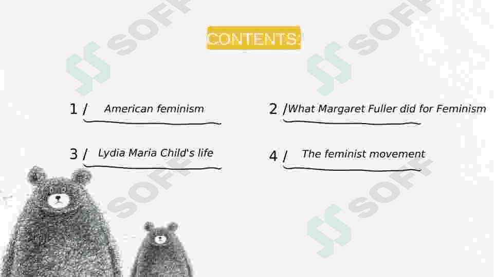 American feminism: Margaret Fuller, Lydia Maria Child 2