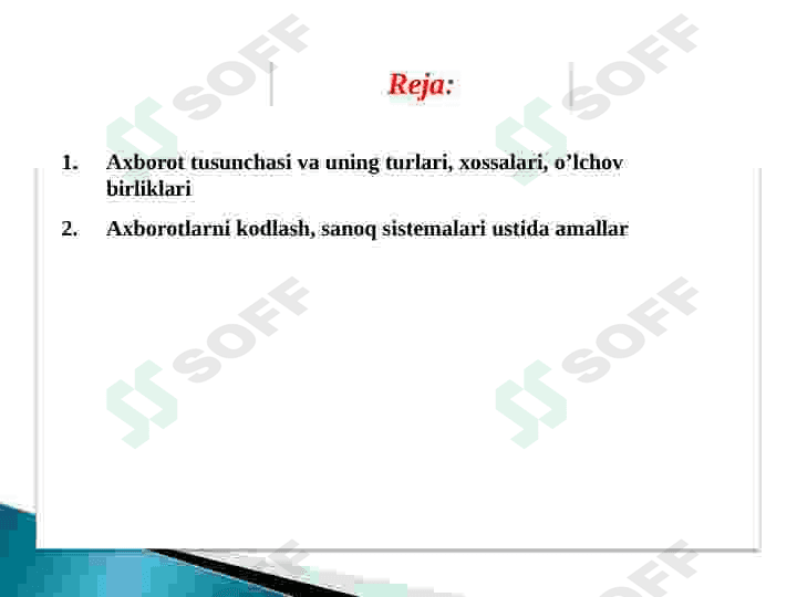 Sanoq Sistemalari 2