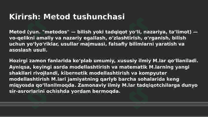 Kaspiy psixalogiyaning metodlari 2