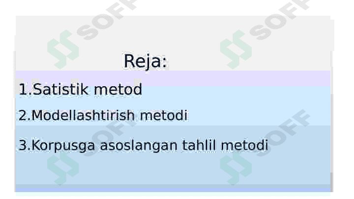 Komputer lingvistikasida metodlar 2