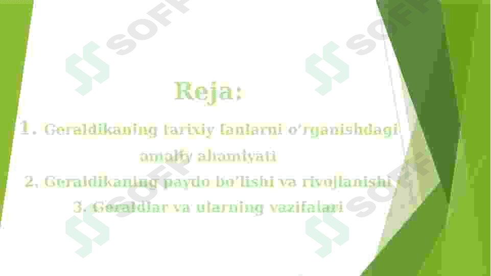 Geraldika. Maxsus tarix fanlari 2