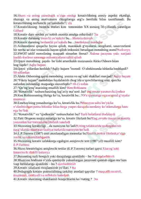 Crative PEDAGOGY 2