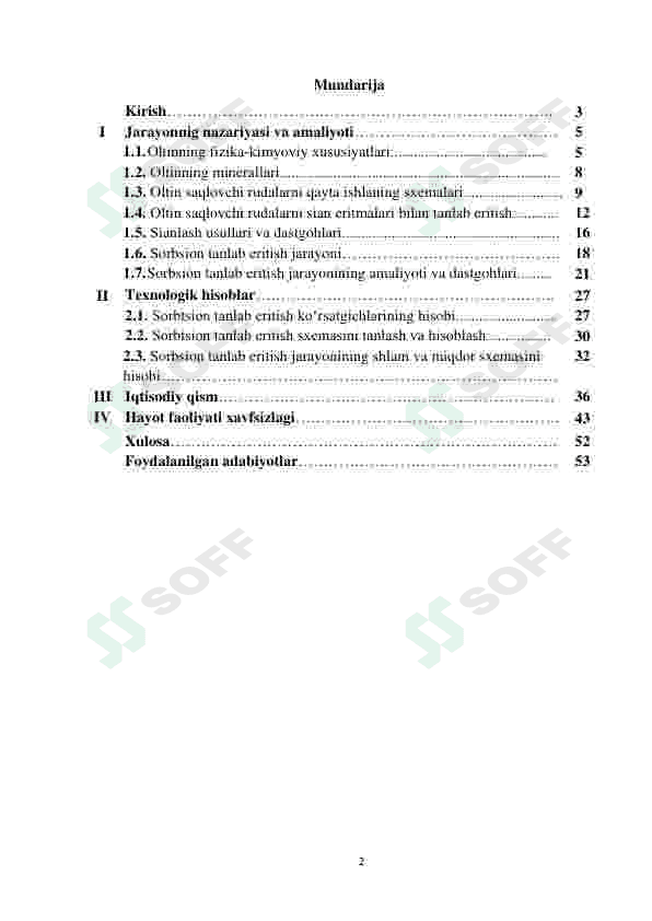 Oltin ajratib olishda sianlash usulidan foydalanish 2