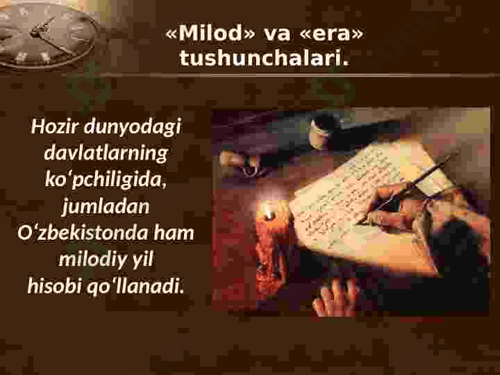Tarixda yil hisobi 5 sinf 2