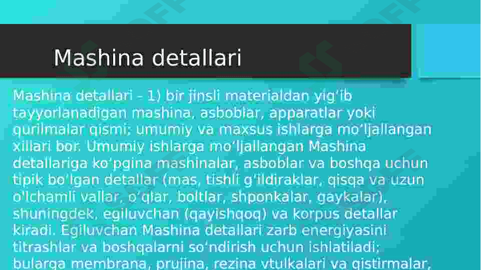 Mashina detallari uchun poʻlatdan toʻgʻri tanlash 2
