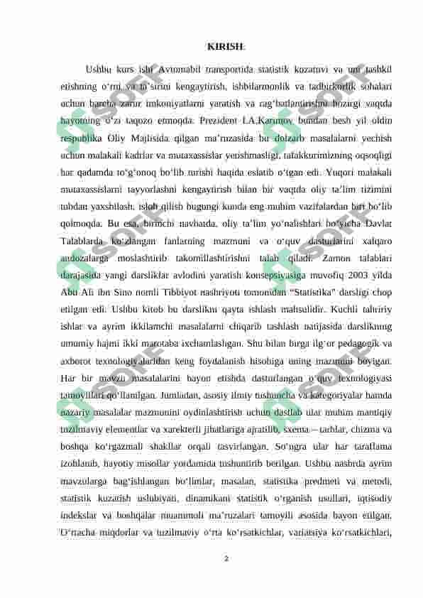 Avtomabil transporti 2