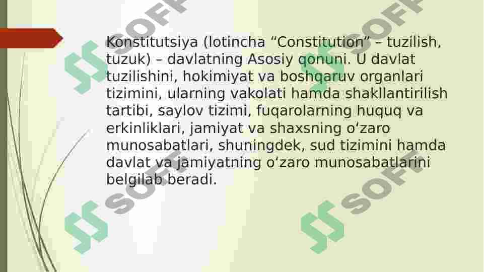 O’zbekiston Respublikasi Konstitutsiyasining qabul qilinishi va unung tarixiy ahamiyati 2