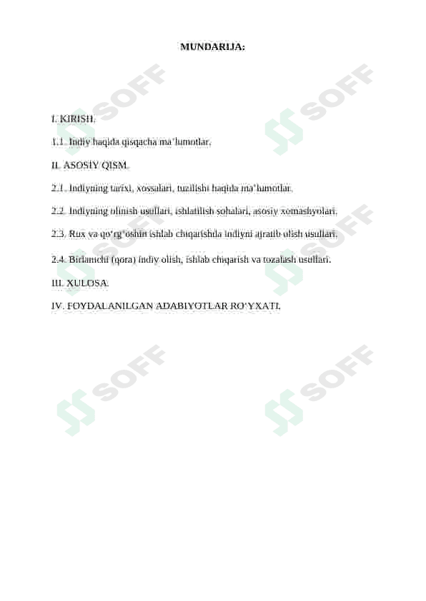 Kimyoviy modda olish texnologiyasi 2