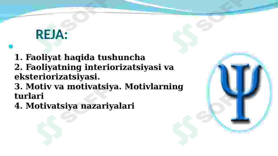 FAOLIYAT VA MOTIVATSIYA 2