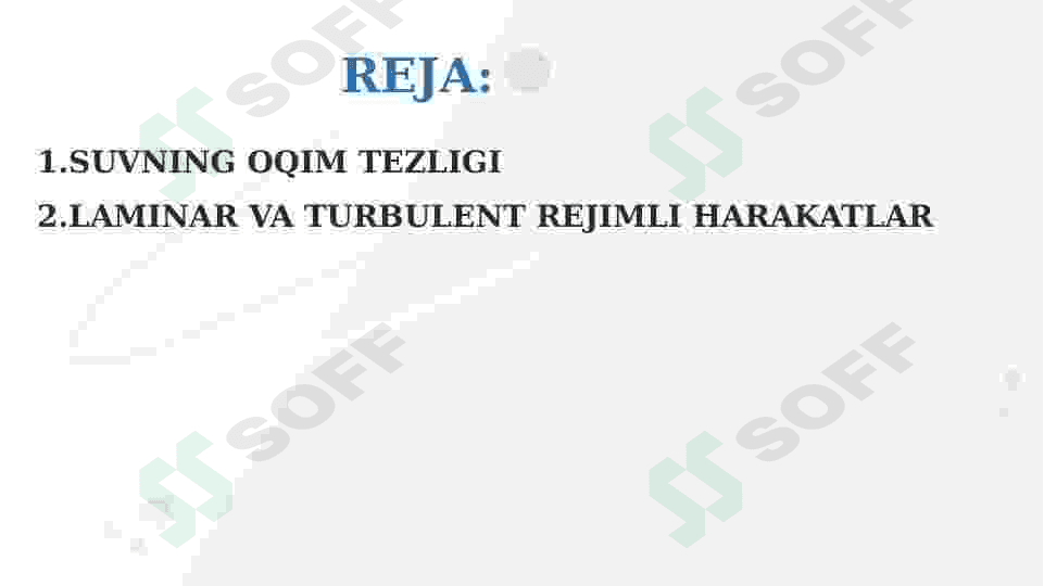 Oqimning laminar va turbulent rejimlarida bosimni yo‘qotilishini aniqlash 2