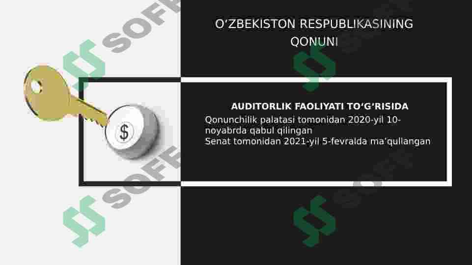 Auditorlar ishining sifati ustidan ichki nazoratni tashkil etishning huquqiy asoslari 3