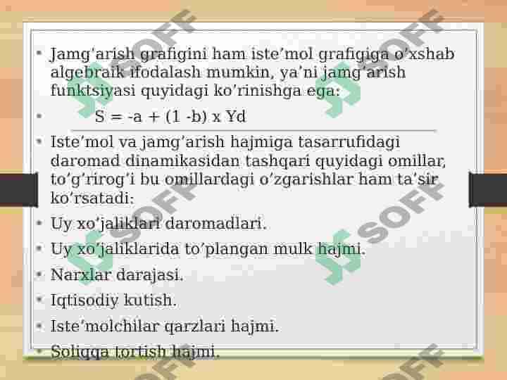 Investitsiyalarning mohiyati grafigi va funksiyasi 3
