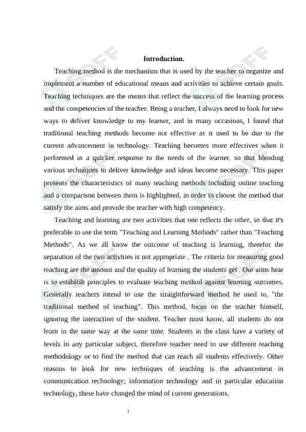 Teaching methods 3