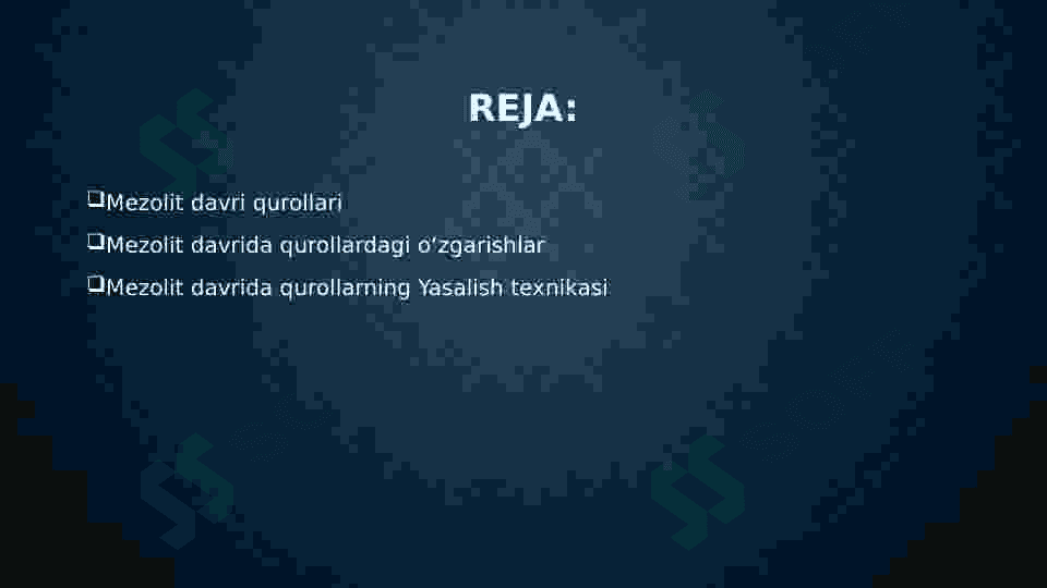 Mezolit davri mehnat qurollari va ularga ishlov berish texnikasi 3