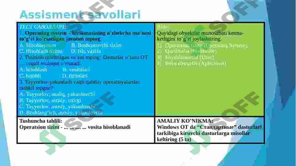 Operatsion tizimlarda xotirani boshqarish 3