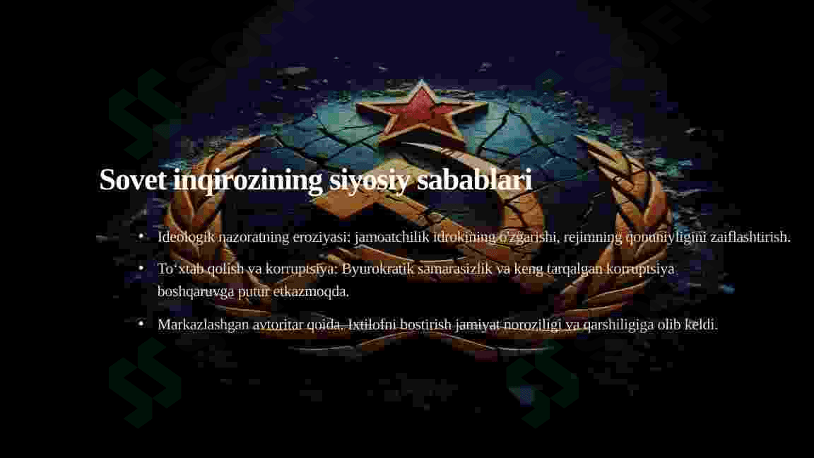 SSR ning Inqirozi 3
