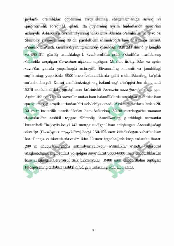 Oʻsimliklar morfologik belgilariga tashqi muhitning taʼsiri 3