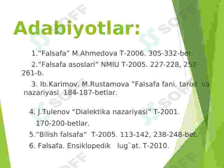 Bilish falsafasi.Gnoseologiya. 3
