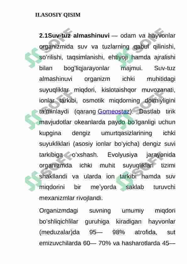 Suv-tuz va kislota-ishqor muvozanatini ta’minlovchi eritmalar texnologiyasi. Karaxtlikka qarshi infusion eritmalar texnologiyasi 3