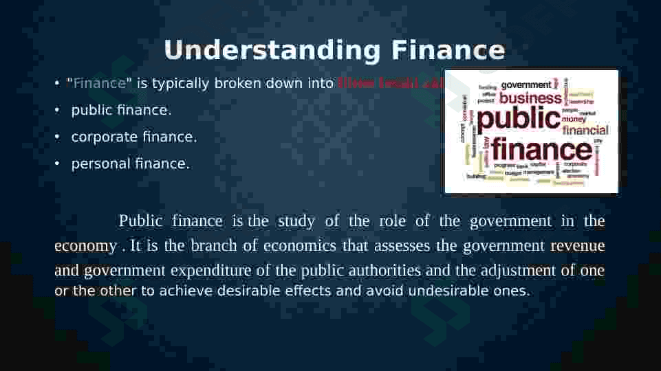 What is Finance 3