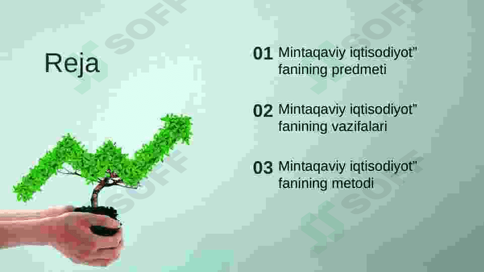Mintaqaviy iqtisodiyotning predmeti maqsadi vazifalari 3