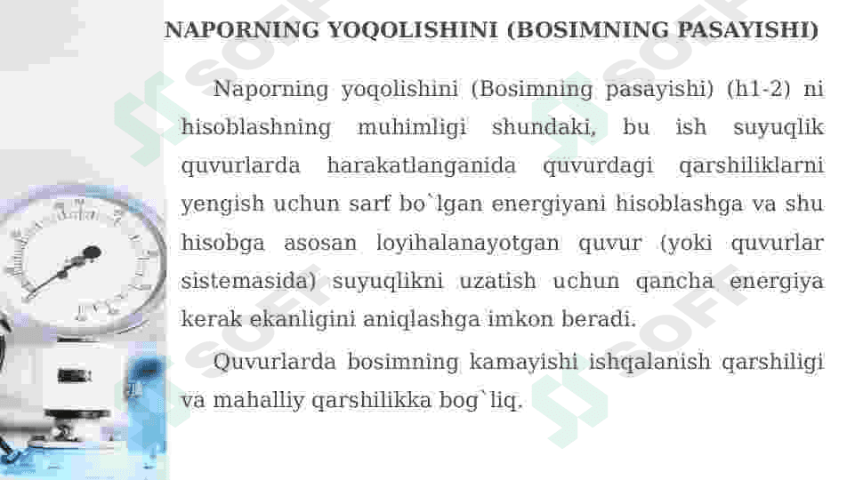 GIDRAVLIK QARSHILIKLARNI ORTISHIGA SABAB BO’LUVCHI OMILLAR 3